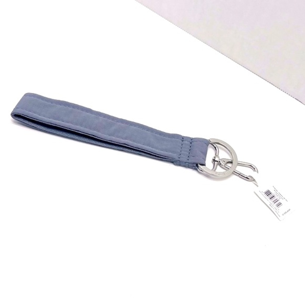 Vera Bradley Wristlet Keychain-Carbon Gray-NWT